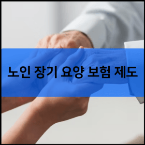 노인 장기 요양 보험 제도