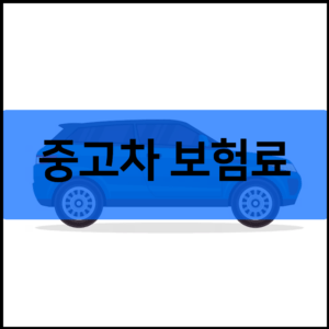 중고차 보험료