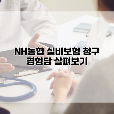 NH농협 실비보험 청구 경험담 살펴보기