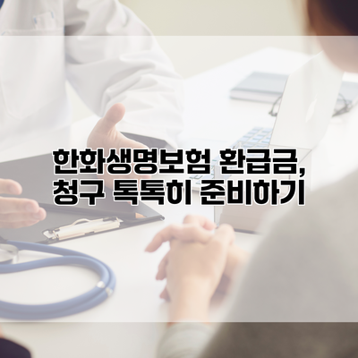 한화생명보험 환급금, 청구 톡톡히 준비하기